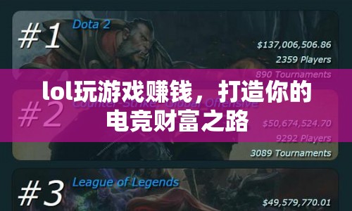 打造電競(jìng)財(cái)富之路，LOL游戲賺錢(qián)攻略