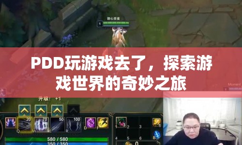PDD探索游戲世界，奇妙之旅開啟