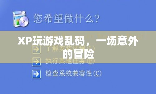 XP系統(tǒng)游戲亂碼，一場意外的亂碼冒險之旅