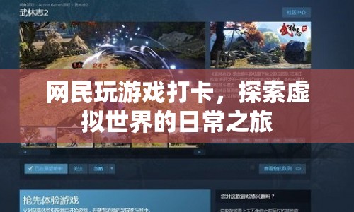 探索虛擬世界的日常之旅，網(wǎng)民玩游戲打卡