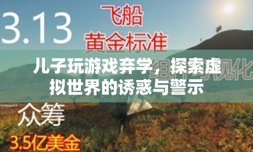 兒子沉迷游戲棄學(xué)，虛擬世界誘惑與警示