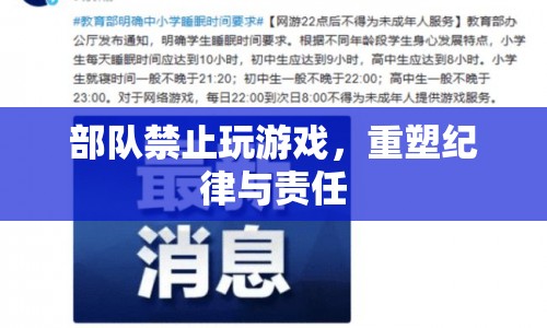 部隊重塑紀(jì)律與責(zé)任，禁止玩游戲