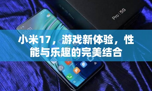 小米17，游戲新體驗，性能與樂趣的完美結(jié)合