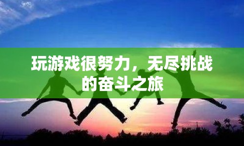 無(wú)盡挑戰(zhàn)的奮斗之旅，努力成為游戲高手