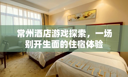 常州酒店游戲探索，住宿新體驗，樂趣無窮！