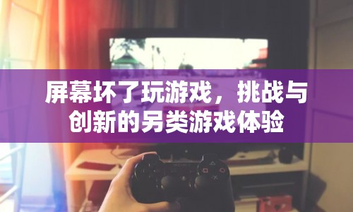 屏幕損壞下的另類游戲體驗，挑戰(zhàn)與創(chuàng)新的碰撞