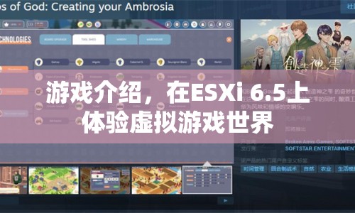 在ESXi 6.5上體驗虛擬游戲世界，游戲介紹