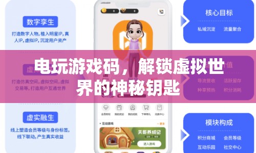 電玩游戲碼，解鎖虛擬世界的神秘鑰匙