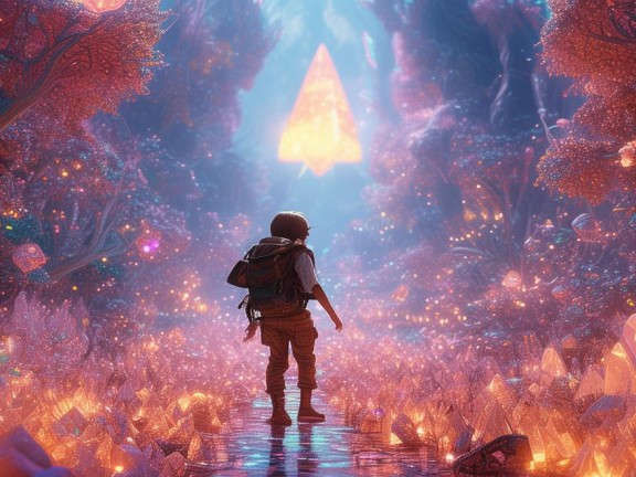 桃晶的奇幻游戲之旅，探索神秘世界的冒險