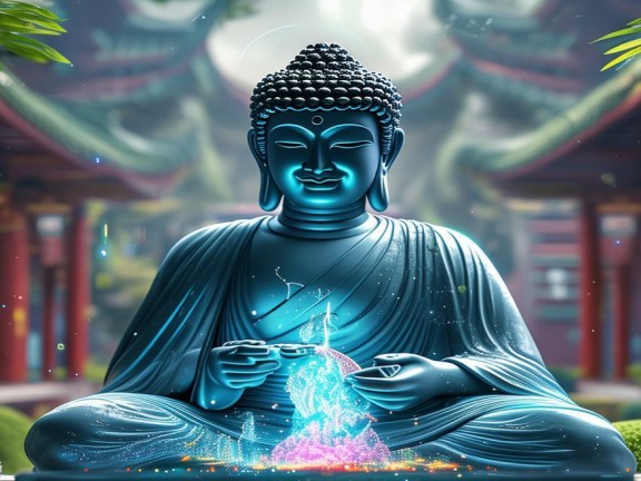 佛談玩游戲，一場心靈之旅的虛擬探索