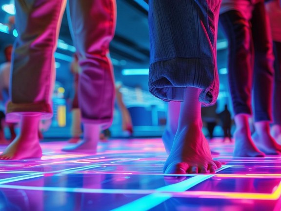 探索全新互動體驗，玩游戲腳會動