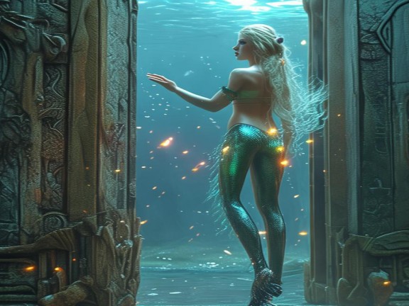 探索神秘之門，人魚姬的傳奇之旅