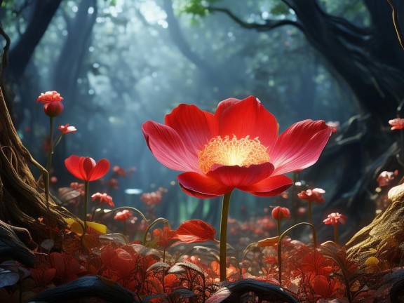 我的世界紅色花，神秘迷人的自然奇跡