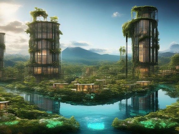 探索無限可能，我的世界自然建筑美圖
