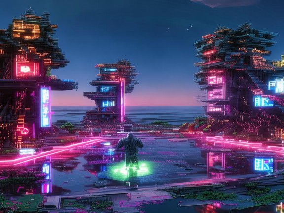 我的世界，科技空島中的指令刪除藝術(shù)，探索無限可能