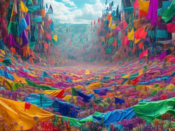 無限旗幟的奇幻之旅，探索我的世界的奇妙世界