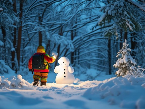 探索冬日奇境，揭秘我的世界五號雪人位置
