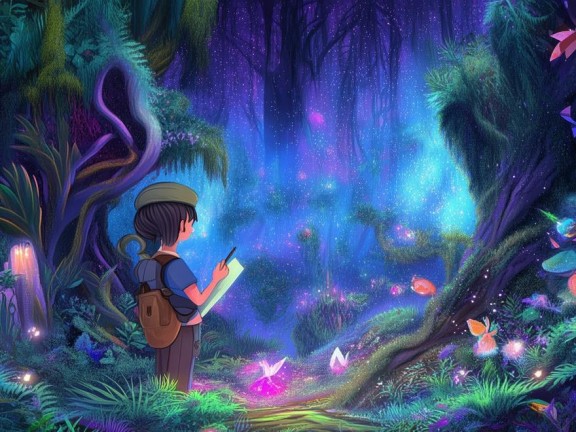 魔法世界的小林，探索奇幻之旅