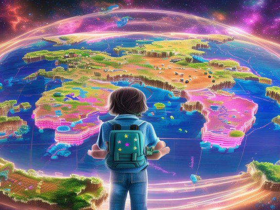 探索無(wú)限可能的冒險(xiǎn)之旅，我的世界幸運(yùn)方塊宇宙地圖下載