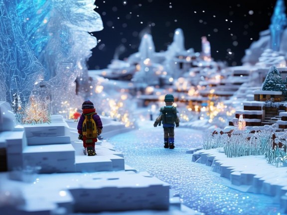 命令方塊下的雪國奇緣，我的世界中的奇妙之旅