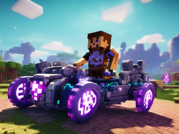 Minecraft: 自動路徑構(gòu)建，探索我的魔法世界