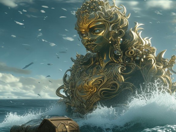 重塑傳奇，我的世界娜美雕像，探索海洋之心
