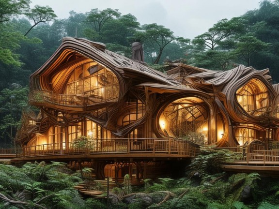 用木頭搭建夢(mèng)幻別墅，我的創(chuàng)意之旅