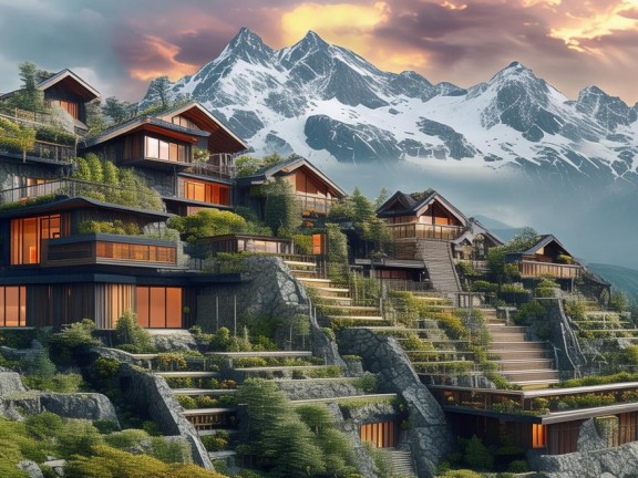 因地制宜打造我的世界山脈庇護所