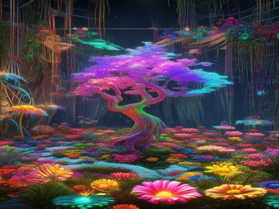 創(chuàng)意與自然交織的奇妙花園，我的世界花圃