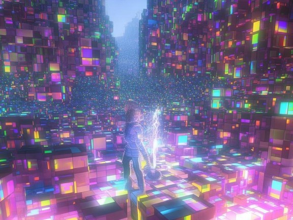 探索無限可能的方塊世界，我的世界劈楔