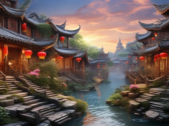 穿越千年的夢幻之旅，探索我的世界中的古風(fēng)小鎮(zhèn)