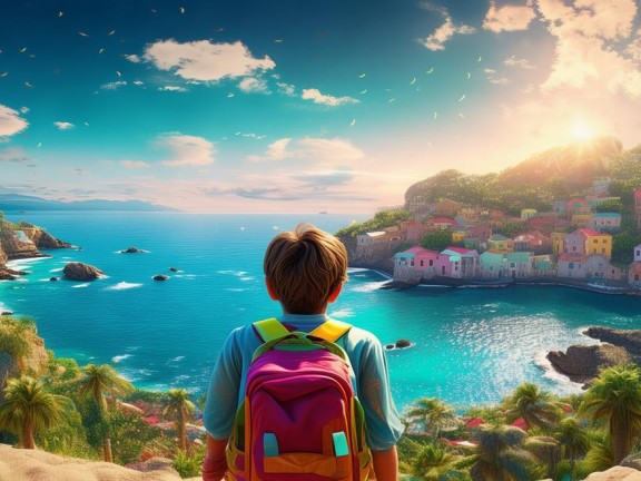 探索與定位，我的奇妙海邊村莊之旅