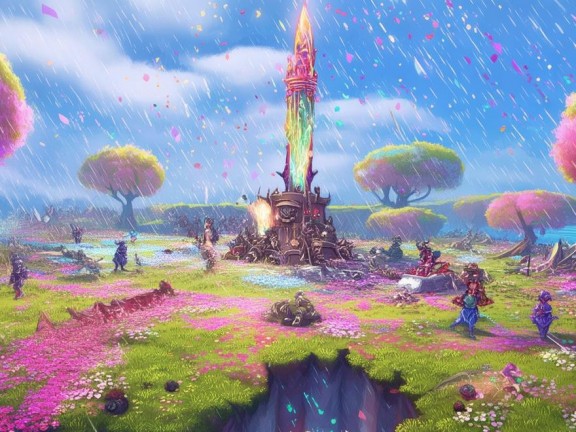 我的世界花雨庭空島戰(zhàn)爭，策略合作，終極挑戰(zhàn)！