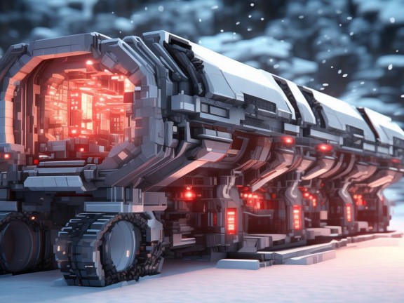 打造高效資源獲取與生存策略，我的世界自動刷雪機(jī)圖