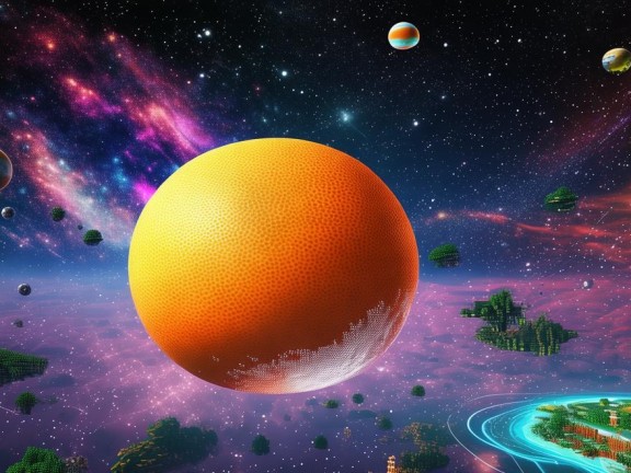 大橙子我的世界星系模組生存，探索宇宙，打造星際家園