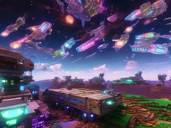 我的世界之外星人入侵，打造你的宇宙防線