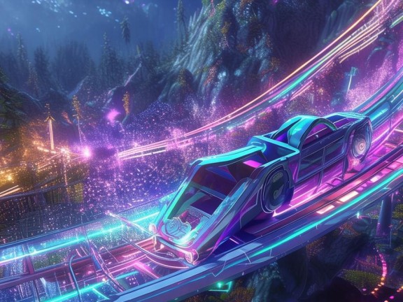 我的世界，打造夢幻過山車，探索無限創(chuàng)意與冒險
