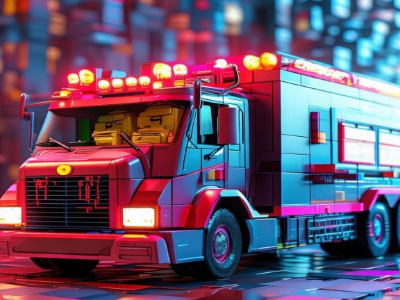 方塊世界守護者，打造專屬消防車