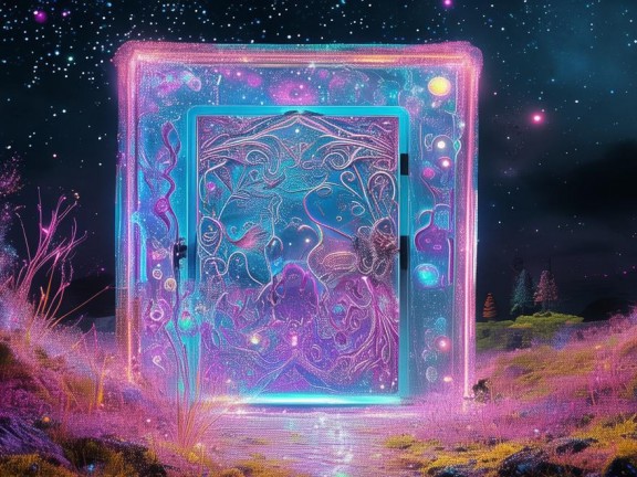 探索無限可能的奇幻之旅，我的透明門