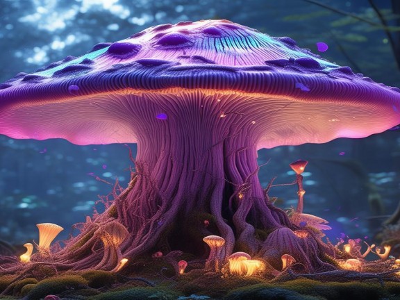 打造神秘奇觀，我的世界蘑菇樹制作全攻略