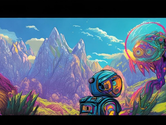 探索未知世界的奇幻之旅，虛擬游戲蓋亞漫畫(huà)