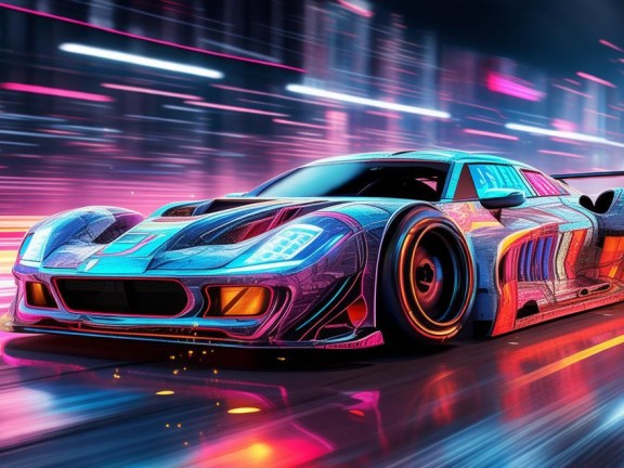 虛擬賽車模型，速度與激情的虛擬盛宴