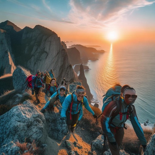 青島爬山組隊探險，山海間的奇妙冒險之旅