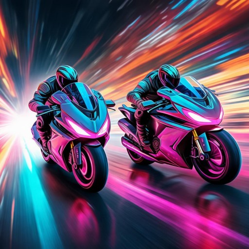 馳騁速度與激情，高端機(jī)車雙人游戲盛宴