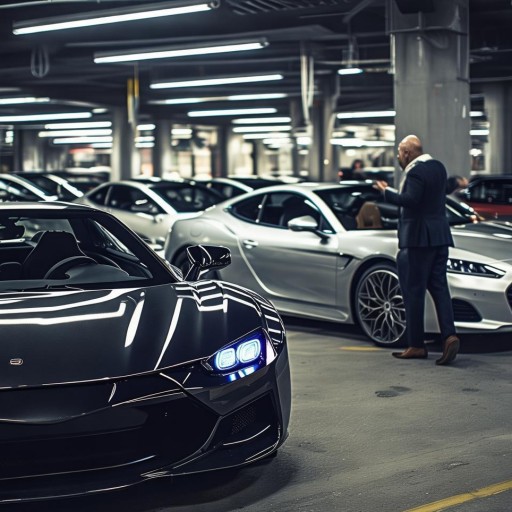 高端車主搶車位，奢華與策略的碰撞