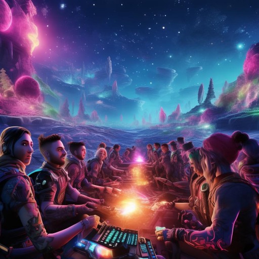 探索虛擬世界的奇妙之夜，組隊(duì)游戲之夜