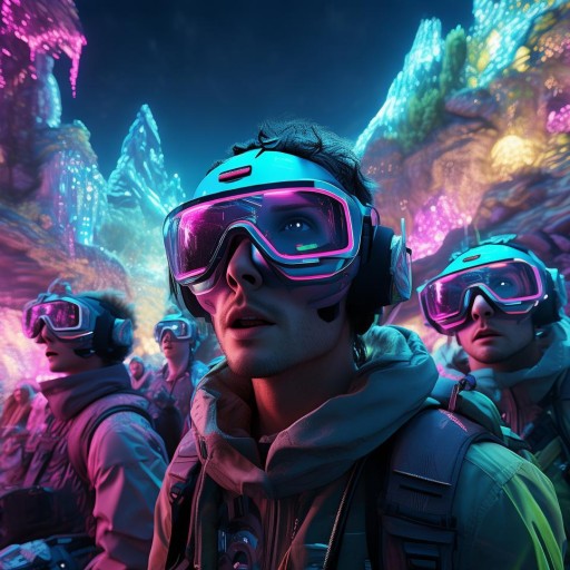 探索未知世界的奇妙旅程，虛擬游戲短劇