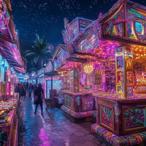 打造夢幻夜市帝國，高端夜市擺攤游戲