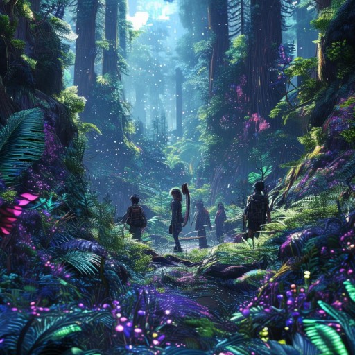 探索未知世界的奇幻之旅，高端三維森游戲