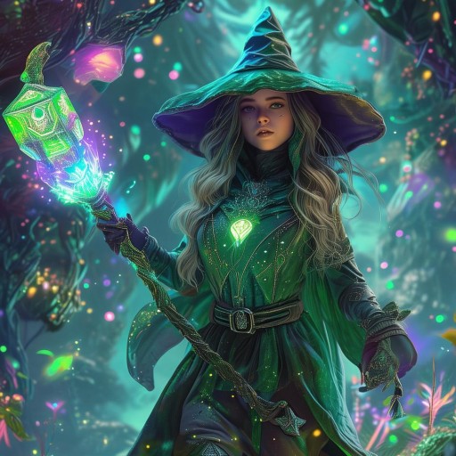 探索魔法世界，虛擬游戲女巫的奇幻之旅